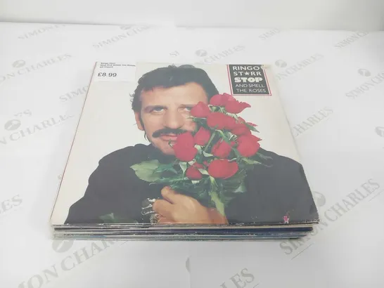 9 RINGO STARR VINYL LPS TO INCLUDE. RINGO RINGO, ROTOGRAVURE, SENTIMENTAL JOURNEY ETC.