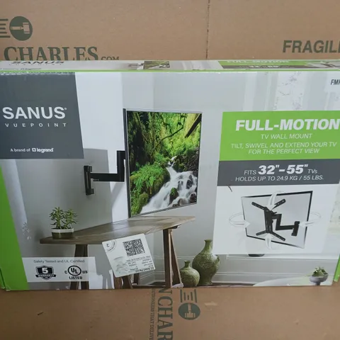 SANUS FMF319-B2 FULL MOTION 32-25" TV BRACKET 