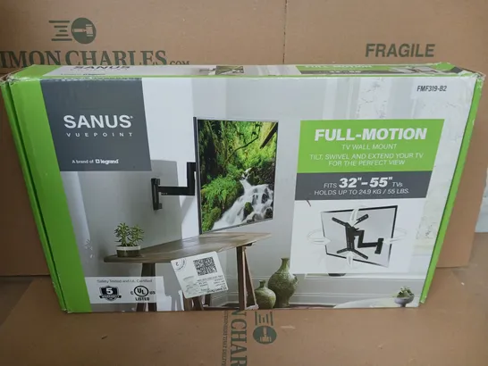 SANUS FMF319-B2 FULL MOTION 32-25" TV BRACKET  RRP £70