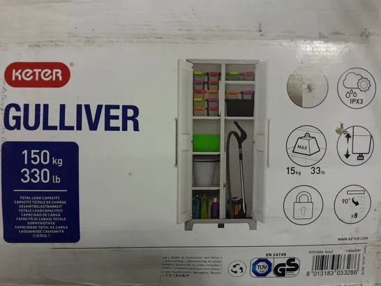 BOXED KETER GULLIVER MULTIPURPOSE CABINET 