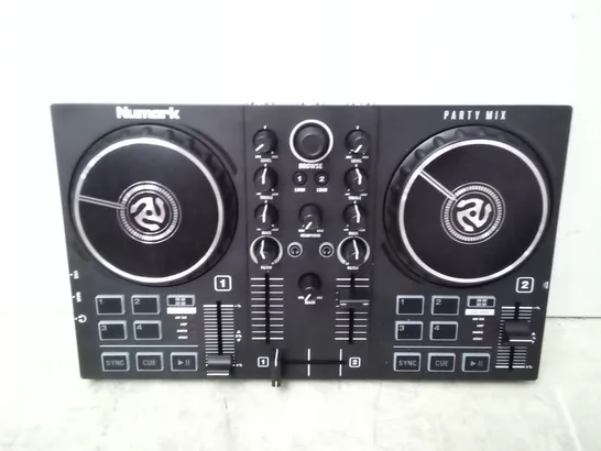 BOXED NUMARK PARTY MIX DJ CONTROLLER WITH BUILT IN LIGHT SHOW