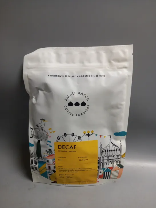 SMALL BATCH COFFEE DECAF COLOMBIA NARINO COFFEE BEANS 250G