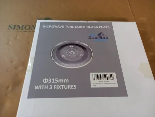 MICROWAVE TURNTABLE GLASS PLATE