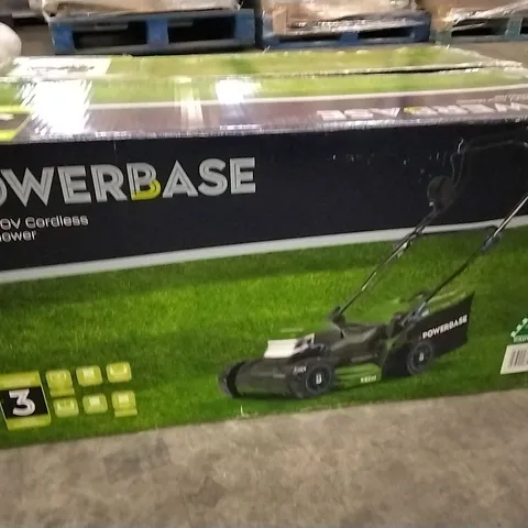 BOXED POWERBASE 34CM 40V CORDLESS MOWER