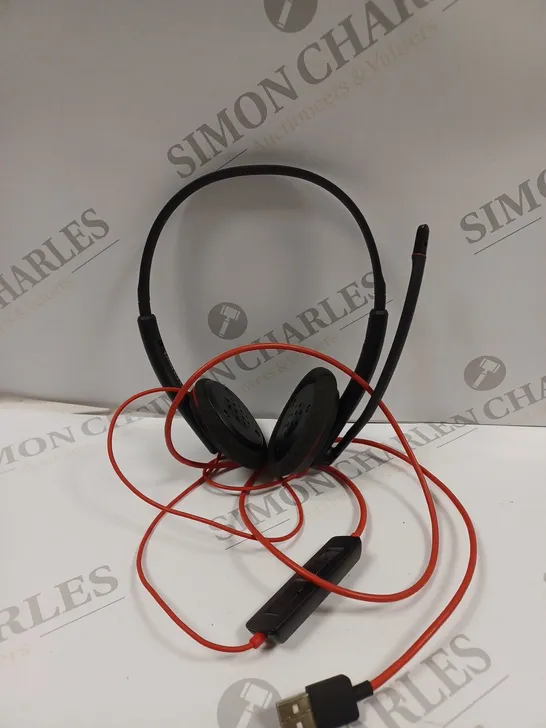 PLANTRONICS BLACKWIRE C3220 STEREO USB HEADSET BLACK