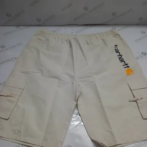 MENS CREAM CARHARTT SHORTS SIZE 3XL