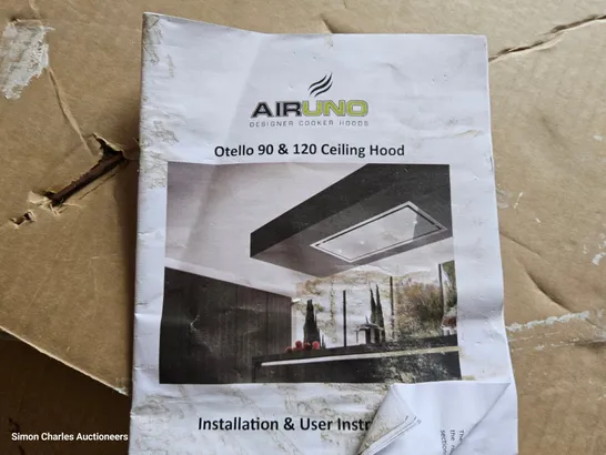 BOXED AIRONE OTELLO 120 CEILING EXTRACTOR WITH LIGHTING 