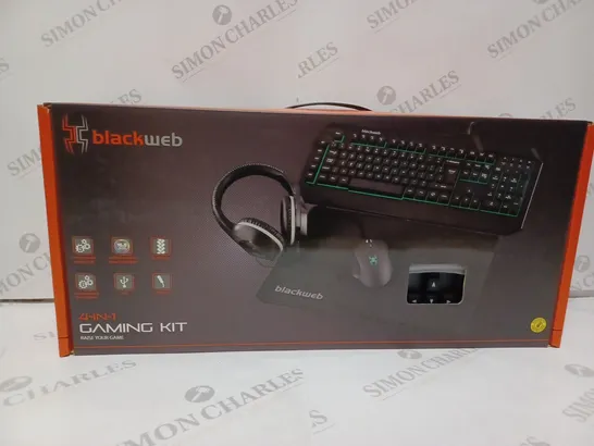 BOX OF 2 BLACKWEB 4 IN 1 GAMING STARTING KIT 