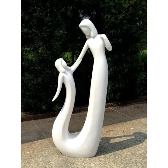 WRAPPED ENIGMA CIRCLE OF LOVE STATUE - 57CM H X 24.5CM W X 14CM D (1 ITEM)