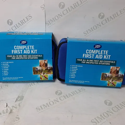2 BOOTS COMPLETE FIRST AID KIT 