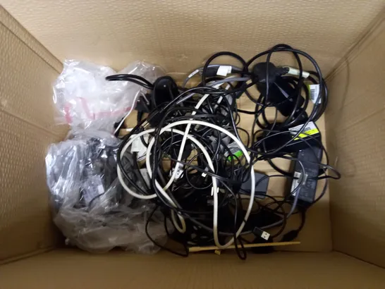 LOT OF ASSORTED OFFICEWARE TO INCLUDE LAPTOP CHARGERS, MICROSOFT OFFICE, PC MICE ETC