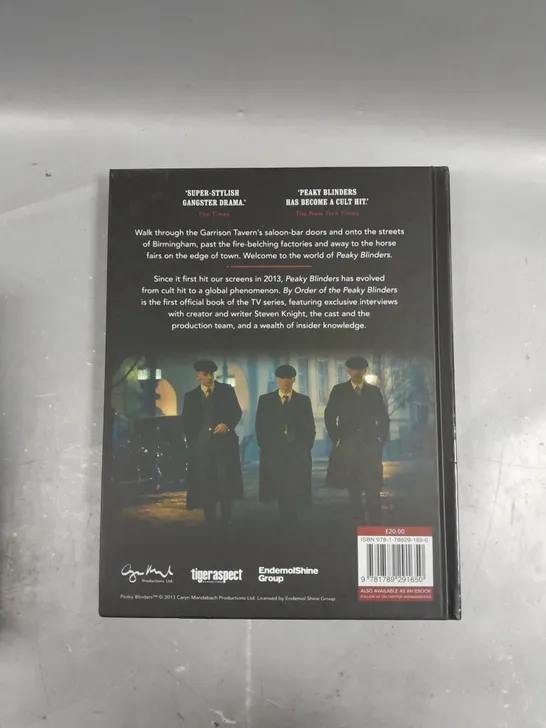 3 X PEAKY BLINDERS TV SERIES TIE-IN BOOKS