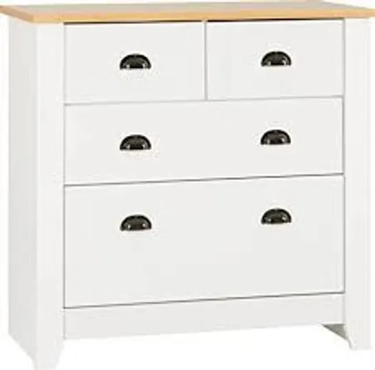 BOXED LUDLOW 2 PLUS DRAWER CHEST - WHITE 
