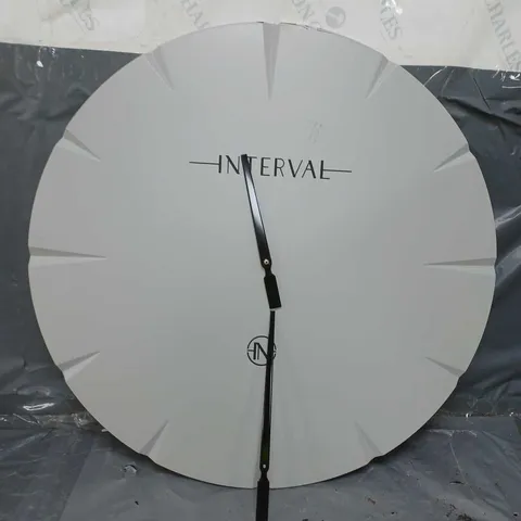 INTERVAL CEMENT LOOK WALL CLOCK