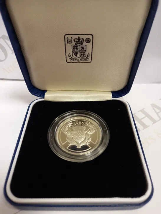 THE ROYAL MINT 1986 COMMONWEALTH GAMES COMMEMORATIVE COIN