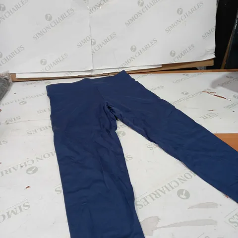 MR MAX FASHIONS BLUE CROPPED LEGGINGS SIZE S