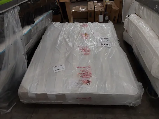 QUALITY BAGGED ASIA COILSPRUNG DIVAN 4'6" MATTRESS 