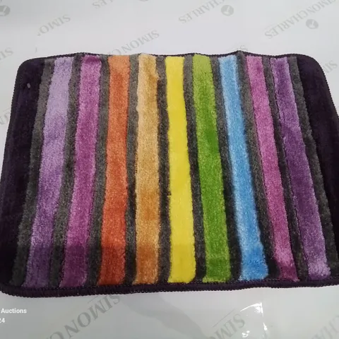 BRAND NEW PACO HOME ALAMANCA MULTICOLOURED 40X55CM BATH MAT