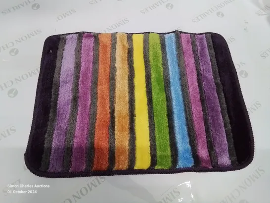 BRAND NEW PACO HOME ALAMANCA MULTICOLOURED 40X55CM BATH MAT