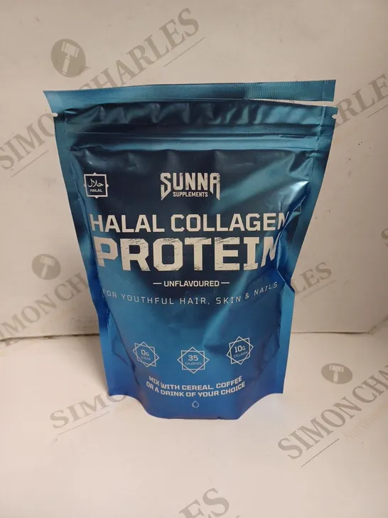 SEALED SUNNA HALAL COLLAGEN PROTEIN - 250G - UNFLAVOURED 