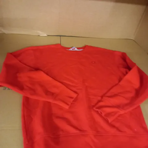 CHAMPION SWEATSHIRT JUMPER IN RED SIZE M