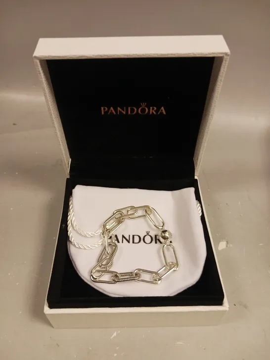 PANDORA SILVER CHAIN LINK BRACELET 