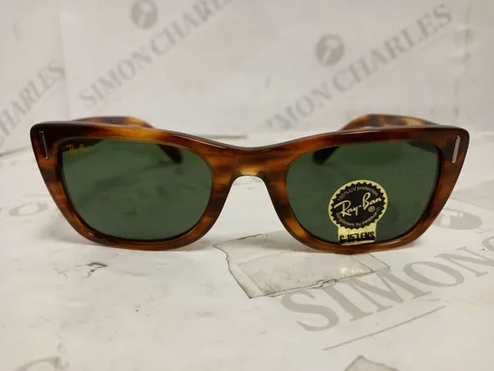 RAY BAN-STYLE HAVANA SUNGLASSES