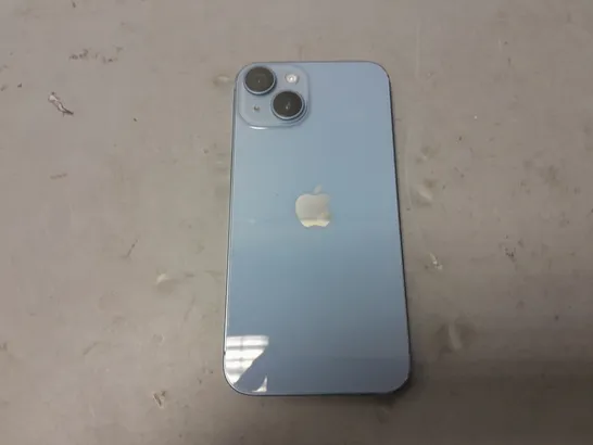 APPLE IPHONE IN BLUE - MODEL UNSPECIFIED