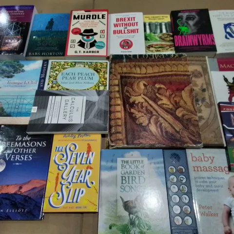 LARGE QUANTITY OF ASSORTED BOOKS TO INCLUDE AQA PSYCHOLOGY TEXT BOOKS, ART AND REFRENCE BOOKS AND VARIOUS NOVELS