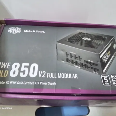 BOXED COOLER MASTER MWE GOLD 850 V2 FULL MODULAR ATX POWER SUPPLY