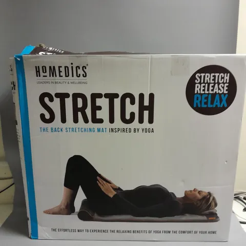 boxed homedics back stretching mat