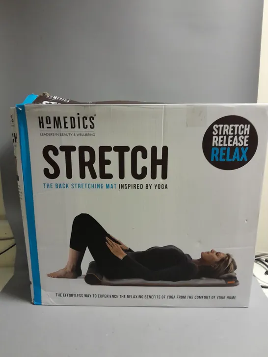 boxed homedics back stretching mat