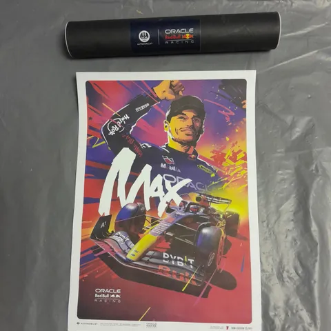 ORACLE RED BULL RACING MAX VERSTAPPEN - 2023 MINI EDITION 23/045 POSTER WITH TUBE