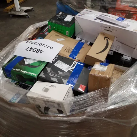 PALLET OF APPROXIMATELY 115 UNPROCESSED HIGH VALUE RAW RETURN ELECTRICAL GOODS TO INCLUDE;