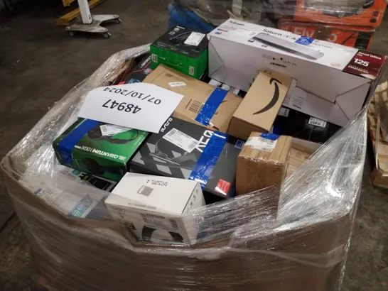 PALLET OF APPROXIMATELY 115 UNPROCESSED HIGH VALUE RAW RETURN ELECTRICAL GOODS TO INCLUDE;