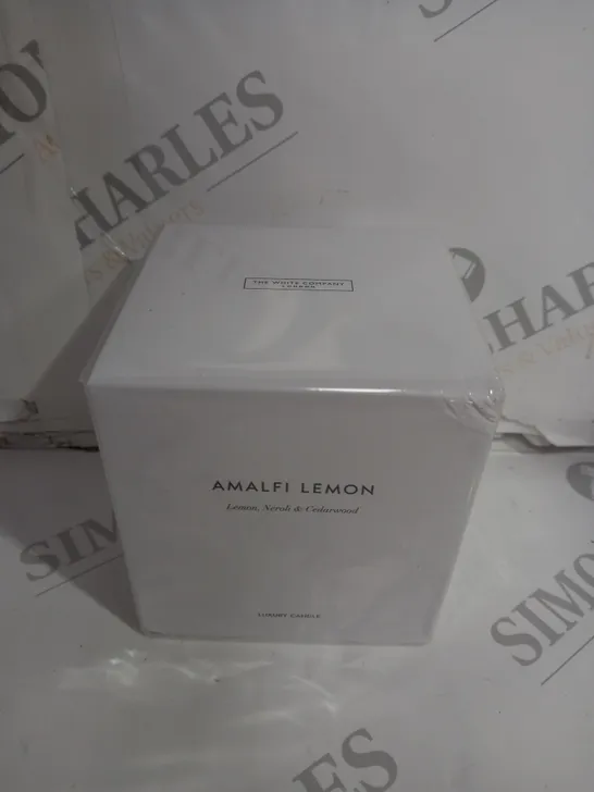 SEALED THE WHITE COMPANY AMALFI LEMON CANDLE 