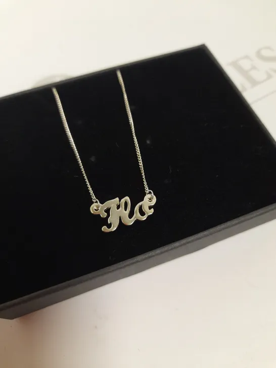 STERLING SILVER PERSONALISED SCRIPT NAME NECKLACE ON CHAIN  RRP £35