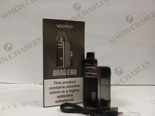 BOXED VOOPOO DRAG E60 VAPE KIT - BLACK 