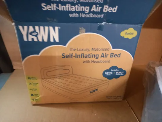 BOXED YAWN AIR DOUBLE SELF INFLATING AIR BED