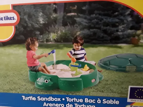 BOXED LITTLE TIKES TURTLE SANDBOX - COLLETION ONLY RRP £59