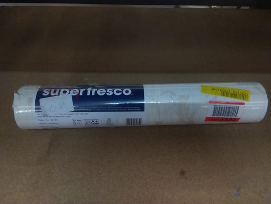 ROLL OF SUPER FRESCO ATHENA - WHITE/GOLD WALL PAPER APPROX 10.05M X 0.52M