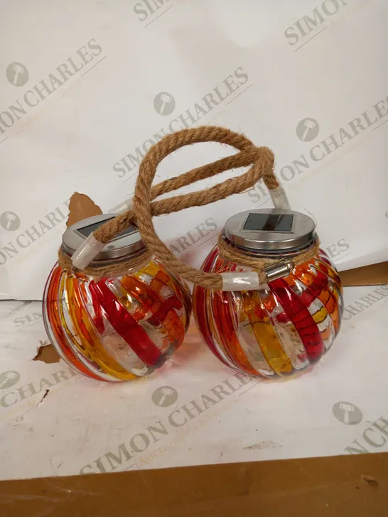 BELL AND HOWELL SET OF 2 SOLAR JAR LIGHTS