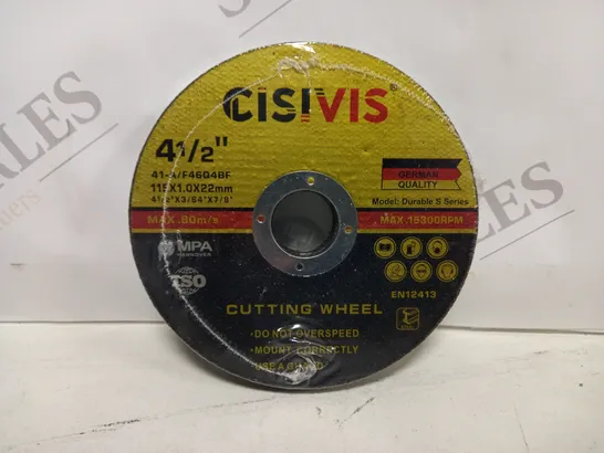 CISIVIS EN12413 10 PIECE CUTTING WHEEL PACK