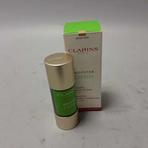 BOXED CLARINS BOOSTER FACE SERUM 15ML - DETOX