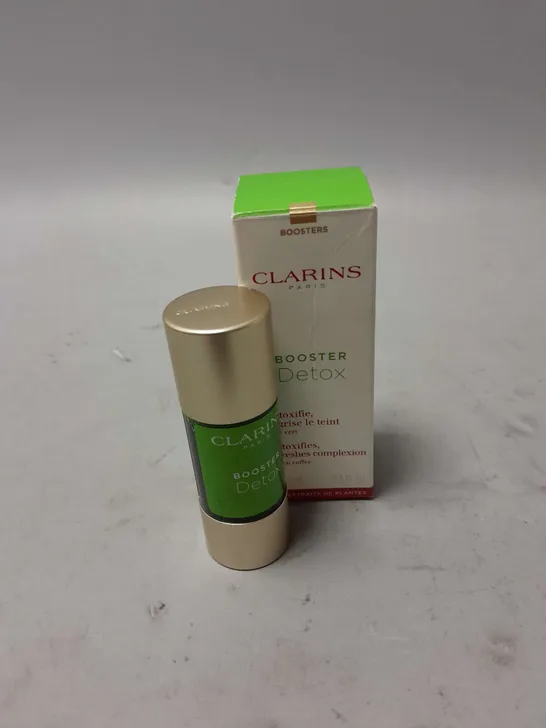 BOXED CLARINS BOOSTER FACE SERUM 15ML - DETOX