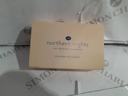 NORTHERN NIGHTS 100% MULBERRY SILK PILLOWCASE - IVORY