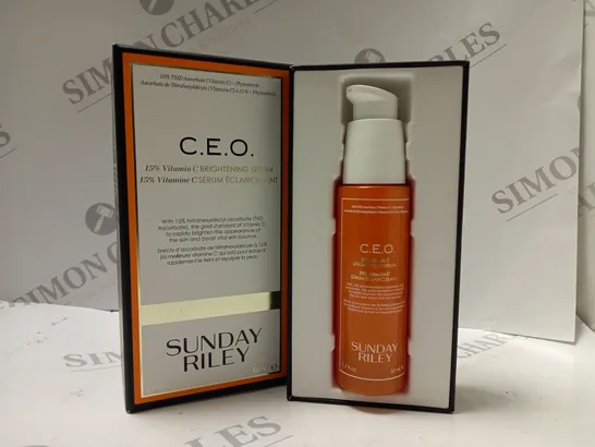 SUNDAY RILEY C.E.O. 15% VITAMIN C BRIGHTENING SERUM 50ML 