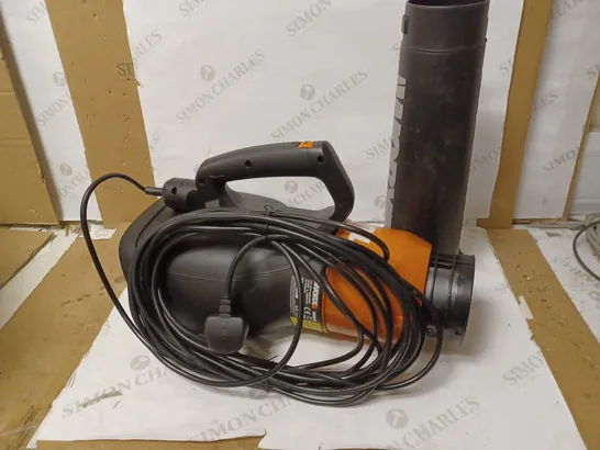 WORX WG518E AIR TURBINE CORDED LEAF BLOWER