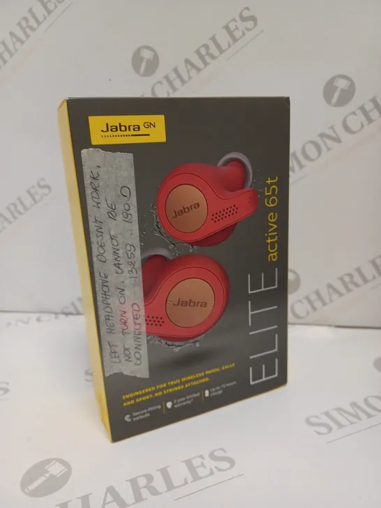 BOXED JABRA ELITE ACTIVE 65T EARBUDS