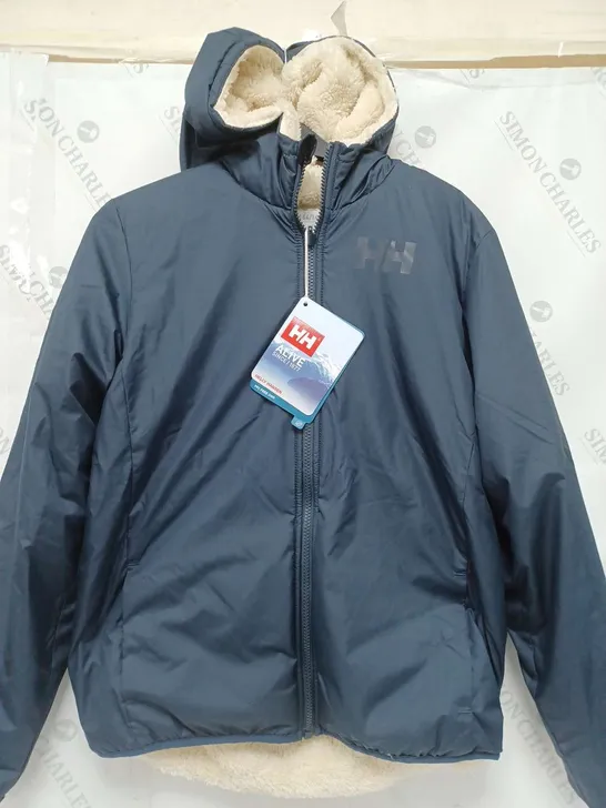 HELLY HANSEN JR CHAMP REVERSIBLE JACKET IN NAVY - 164/14